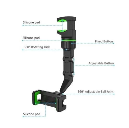 Universal Phone Holder 360 Car Rear-view Phone Holder - image 6