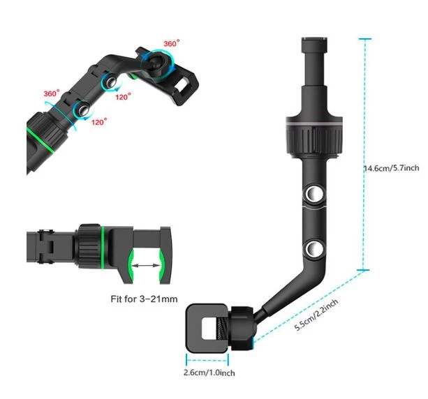 Universal Phone Holder 360 Car Rear-view Phone Holder - image 2