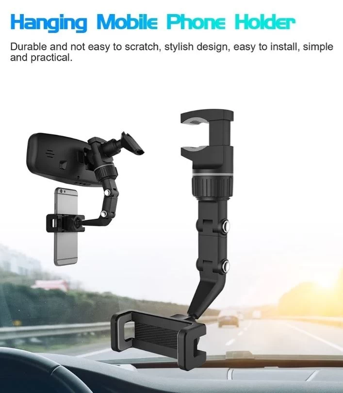 Universal Phone Holder 360 Car Rear-view Phone Holder - image 5