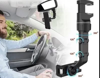 Universal Phone Holder 360 Car Rear-view Phone Holder - image 7