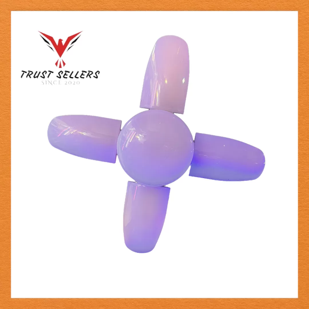 4 Fan Blade Foldable LED Bulb Ceiling Light with Bright Ligh - image 3