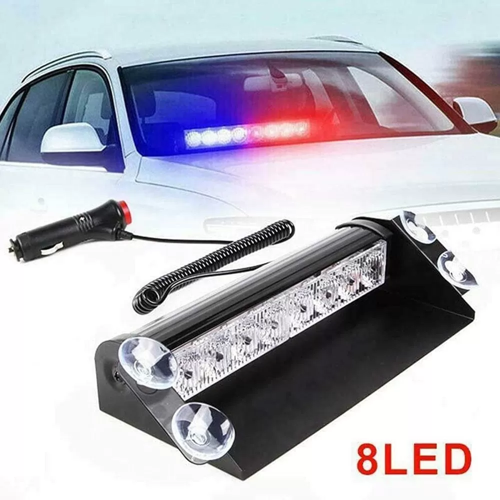 Car Police Strobe Metal Cover VIP Emergency Warning - image 4