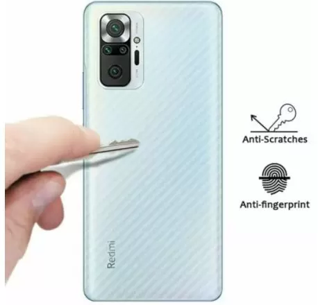 Clear Slim Transparent Carbon Fiber Film For Mi Redmi Note 1 - image 2