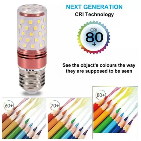 Warm White E27 Bulb LED Lamp 12W AC 220V 240V Corn Bulb - image 4