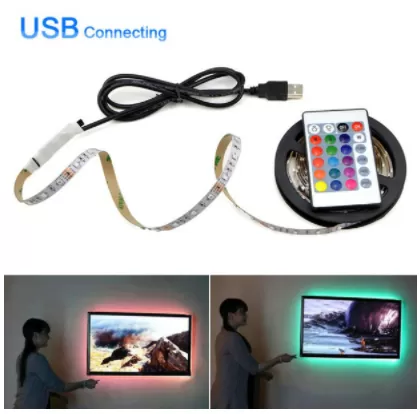 LED RGB Light Strip with infrared remote controller 5m - image 3