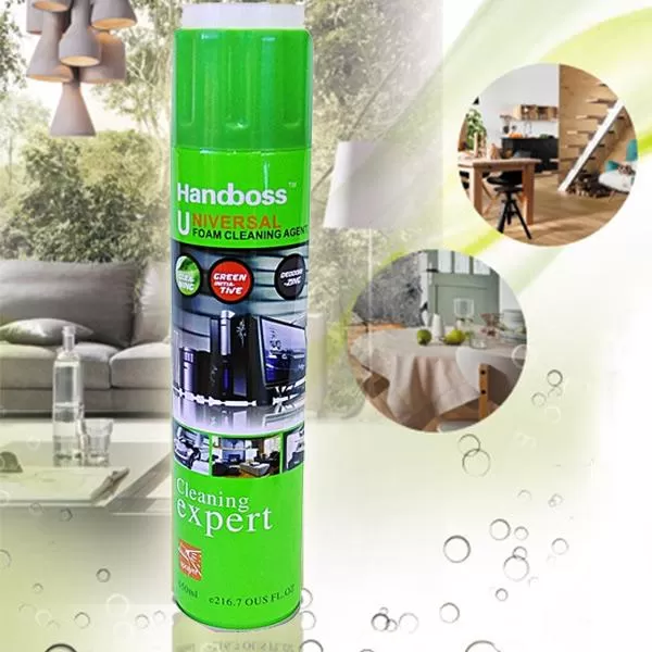 New Handboss Universal Foam Cleaner with brush Leather Fabri