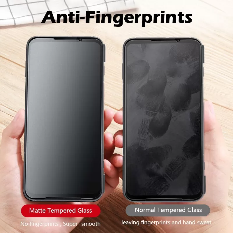 Realme C11 Matte Tempered glass Full glue Screen Protector A - image 3