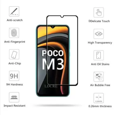 Redmi Note 10 5G Full Covered High Quality Full Glue Premium - image 3