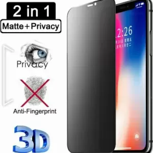Anti Spy for Samsung galaxy M21 Privacy Tempered glass Full