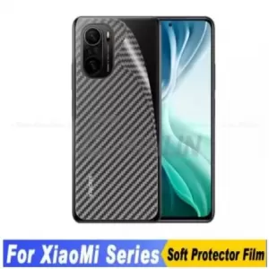 Clear Slim Transparent Carbon Fiber Film For Mi Poco F3 Mobi