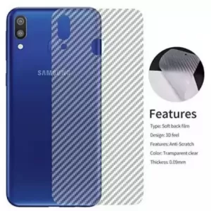 Clear Slim Transparent Carbon Fiber Film For Samsung Galaxy