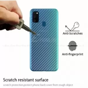 Clear Slim Transparent Carbon Fiber Film For Samsung Galaxy