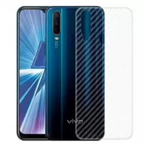Clear Slim Transparent Carbon Fiber Film For Vivo Y12 Mobile