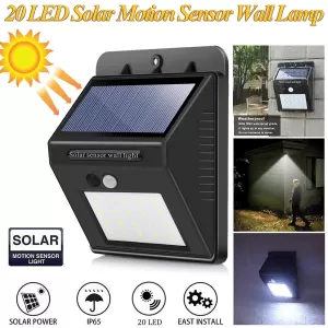 Intelligent LED Waterproof Outdoor Solar Powered