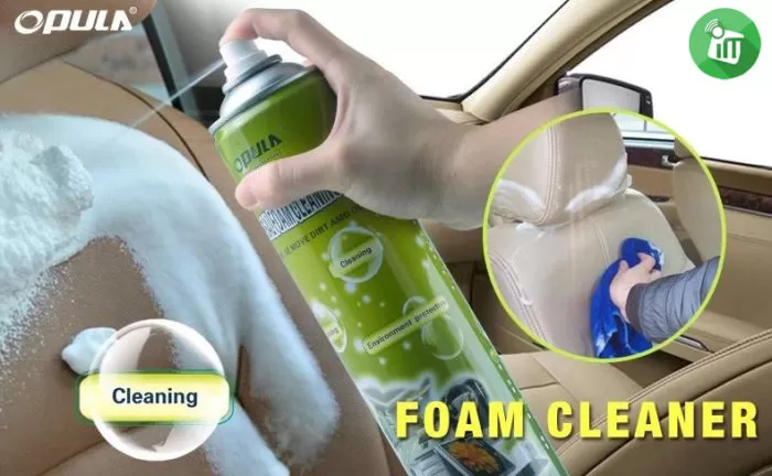 Universal Foam Home Cleaner With Brush Leather Fabric Cleane - image 2