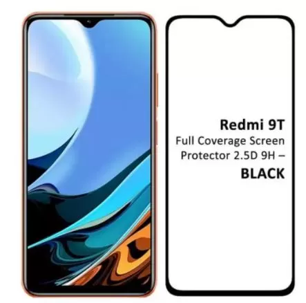 Xiaomi Redmi 9T Tempered Glass - Full glue - Full coverage