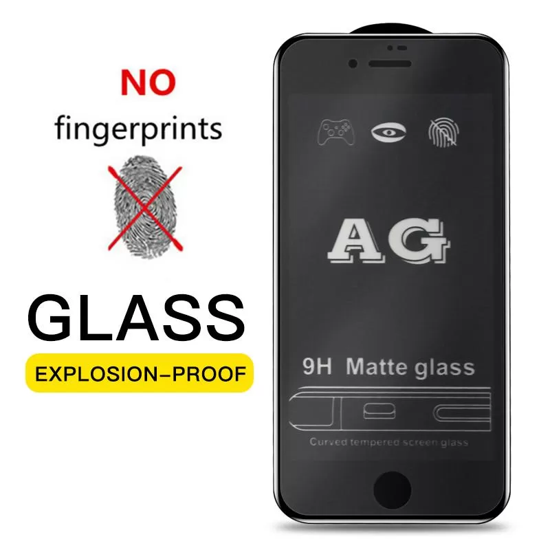 9H 9D Matte Frosted Full Cover AG Tempered Glass Screen Prot - image 2