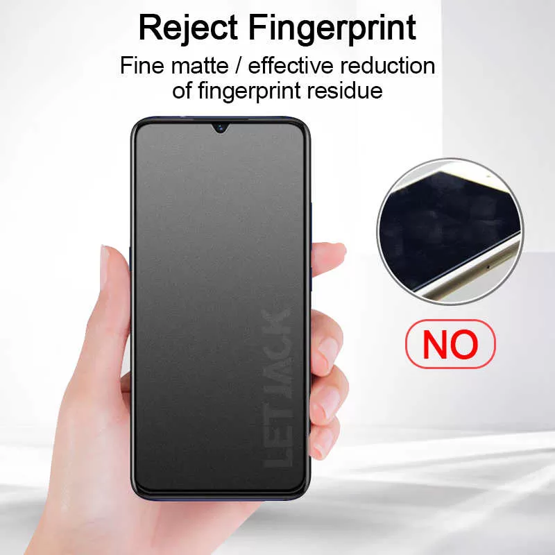 Apple iPhone 11 Fingerprint Matte Tempered Glass Screen Prot - image 3