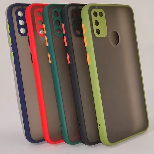 Black Samsung Galaxy A03s Gingle Series Shock Proof Case Bac - image 2