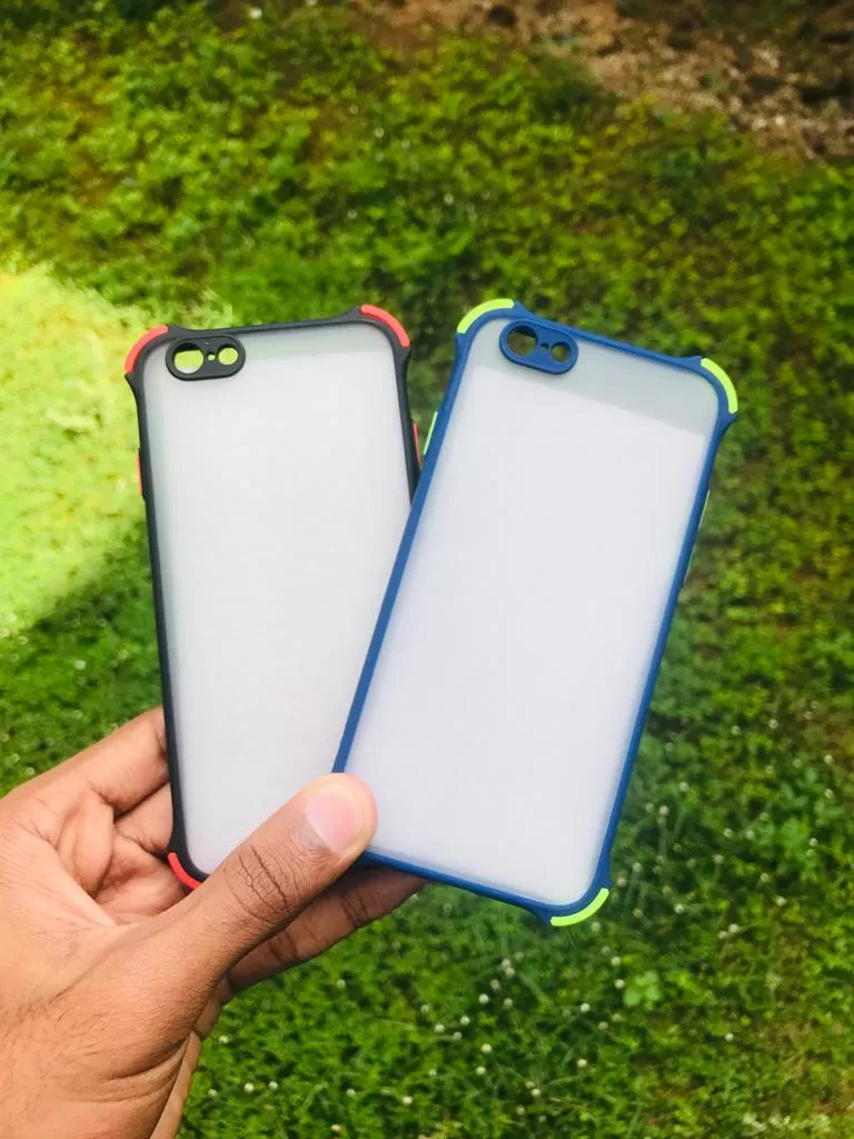 Blue iphone_6 / 6s Camera Protection Shockproof Gingle Bumpe - image 4
