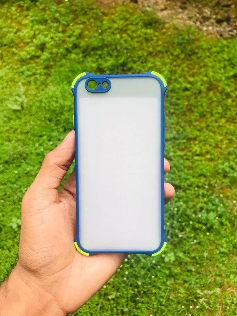Blue iphone_6 / 6s Camera Protection Shockproof Gingle Bumpe - image 5