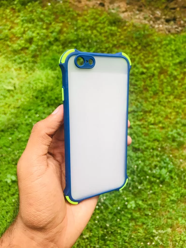 Blue iphone_6 / 6s Camera Protection Shockproof Gingle Bumpe - image 6