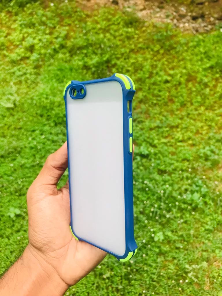 Blue iphone_6 / 6s Camera Protection Shockproof Gingle Bumpe - image 7