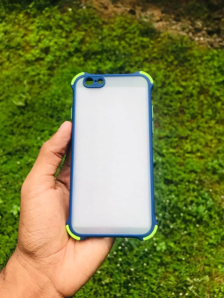 Blue iphone_6 / 6s Camera Protection Shockproof Gingle Bumpe - image 8