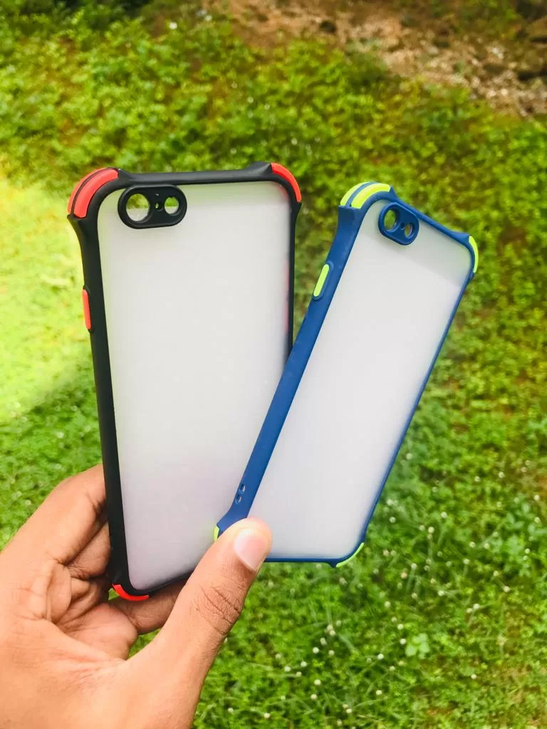 Blue iphone_6 / 6s Camera Protection Shockproof Gingle Bumpe - image 2