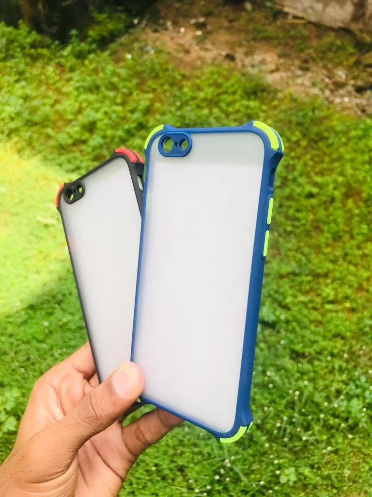 Blue iphone_6 / 6s Camera Protection Shockproof Gingle Bumpe - image 3