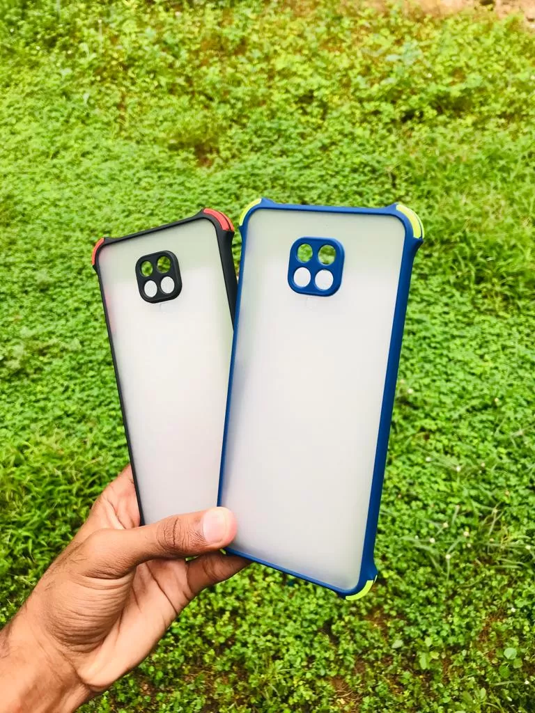 Blue Redmi Note 9 Pro / Note 9s Gingle Bumper Camera Protect - image 3