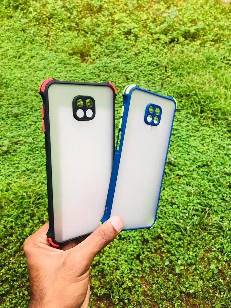 Blue Redmi Note 9 Pro / Note 9s Gingle Bumper Camera Protect - image 2