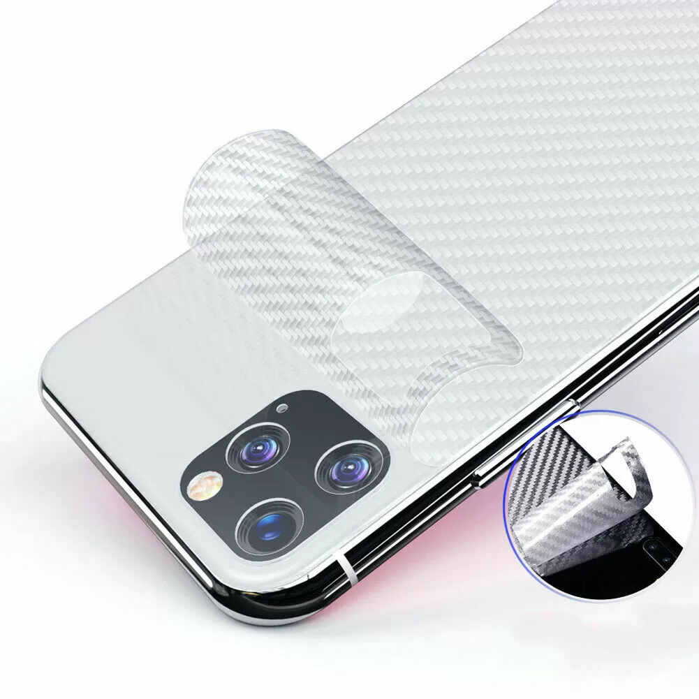 Clear Carbon Fiber Transparent Protective Film Back Sticker - image 3