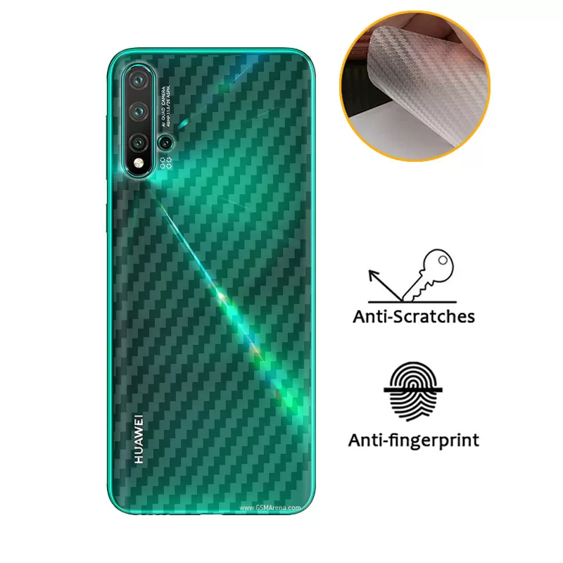 Clear Clear Slim Transparent Carbon Fiber Film For Huawei No