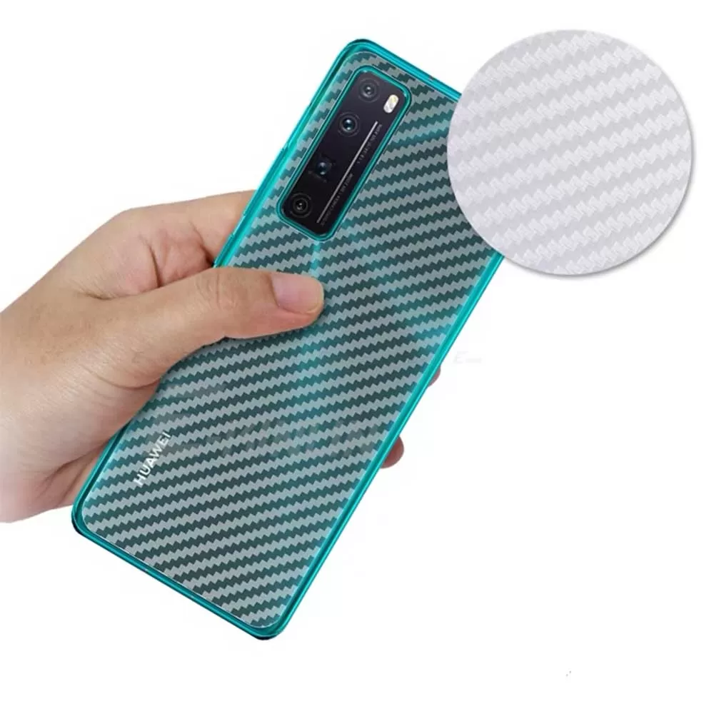 Clear Clear Slim Transparent Carbon Fiber Film For Huawei No