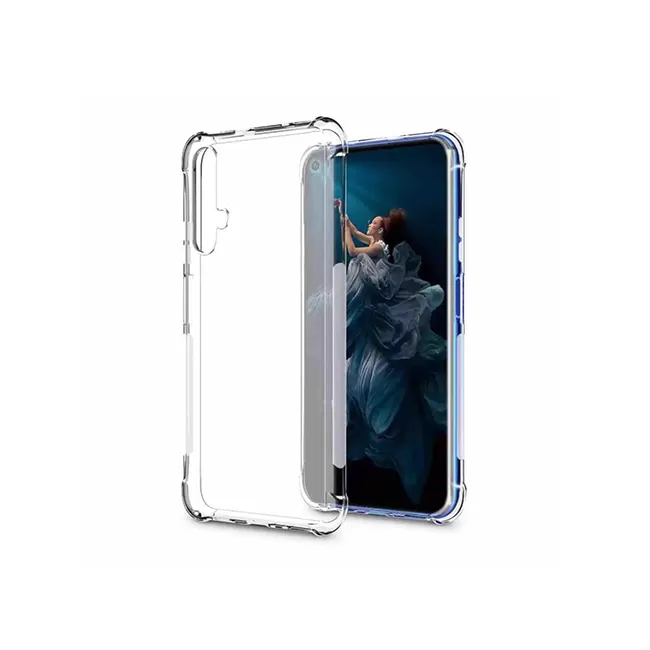 Clear Huawei Nova 5T Shockproof Case - Shockproof Transparen