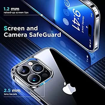 Clear Luxury Transparent Airbag Bumper Case For Apple iPhone - image 1