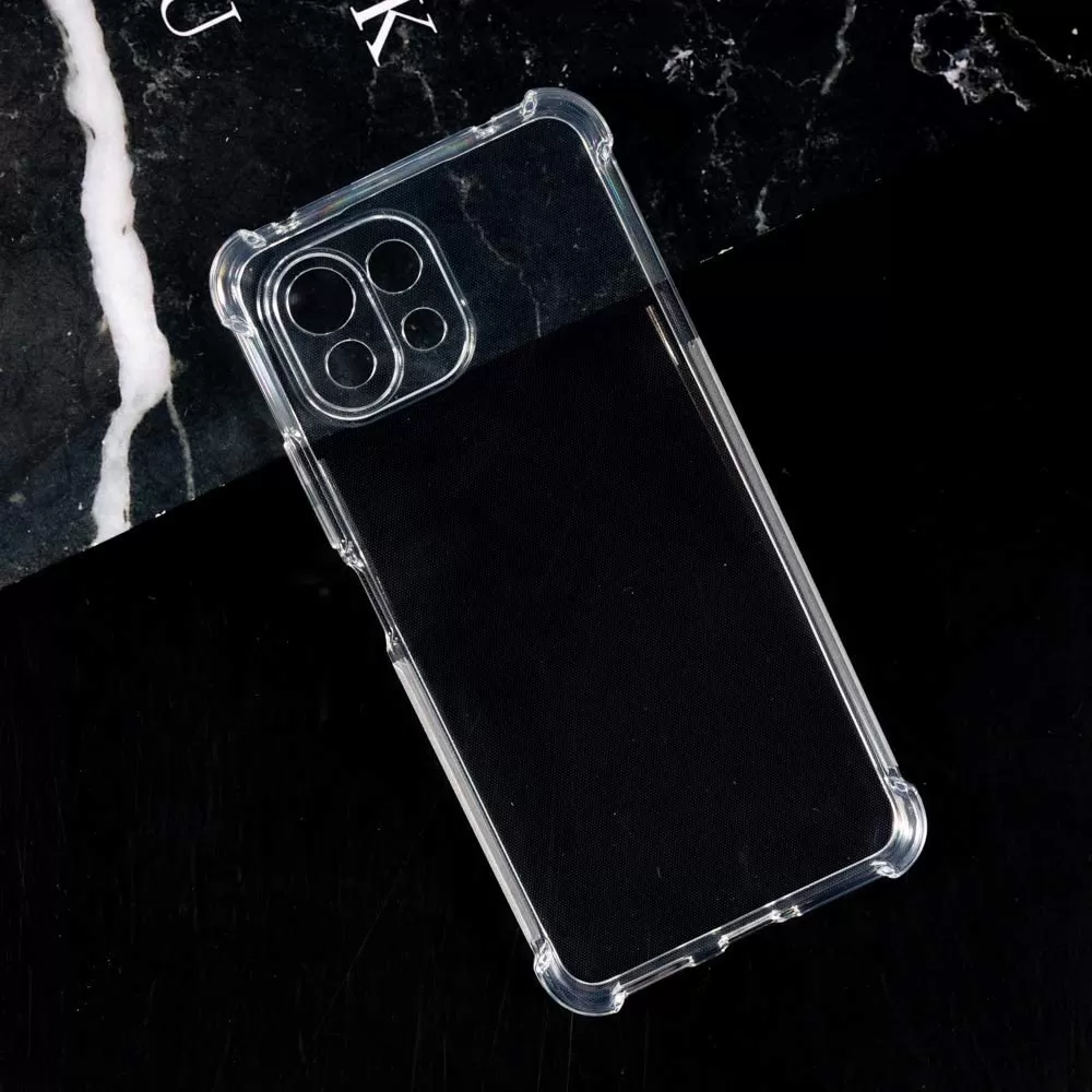 Clear Mi 11 Lite Shockproof Case - Shockproof Transparent Ca - image 2