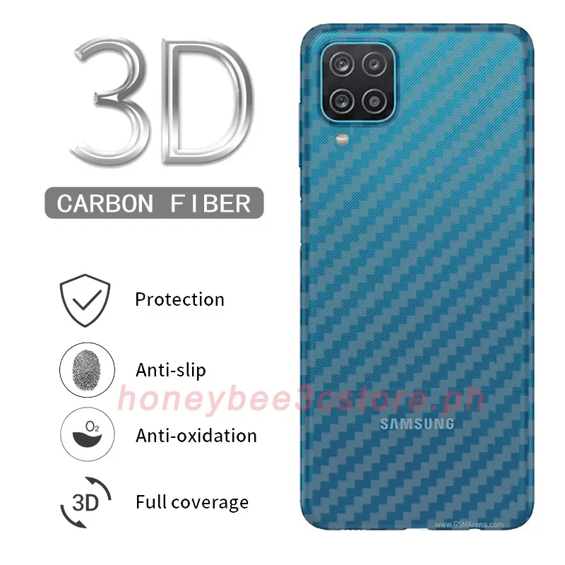 Clear Slim Transparent Carbon Fiber Film For Samsung Galaxy - image 2