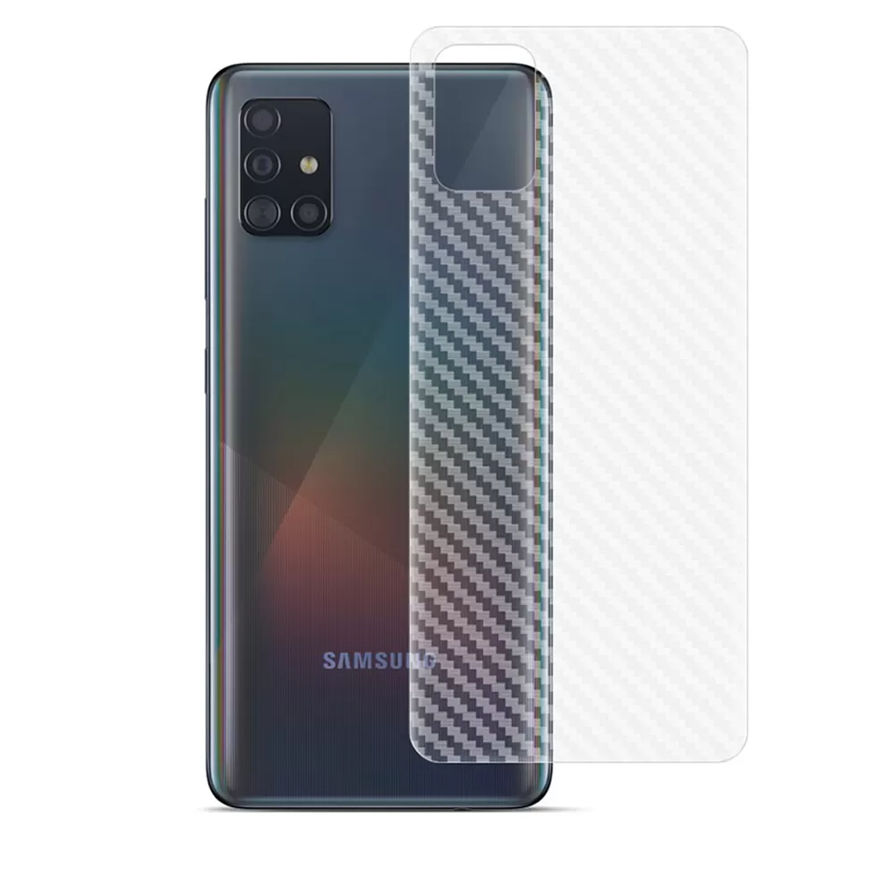 Clear Slim Transparent Carbon Fiber Film For Samsung Galaxy - image 2