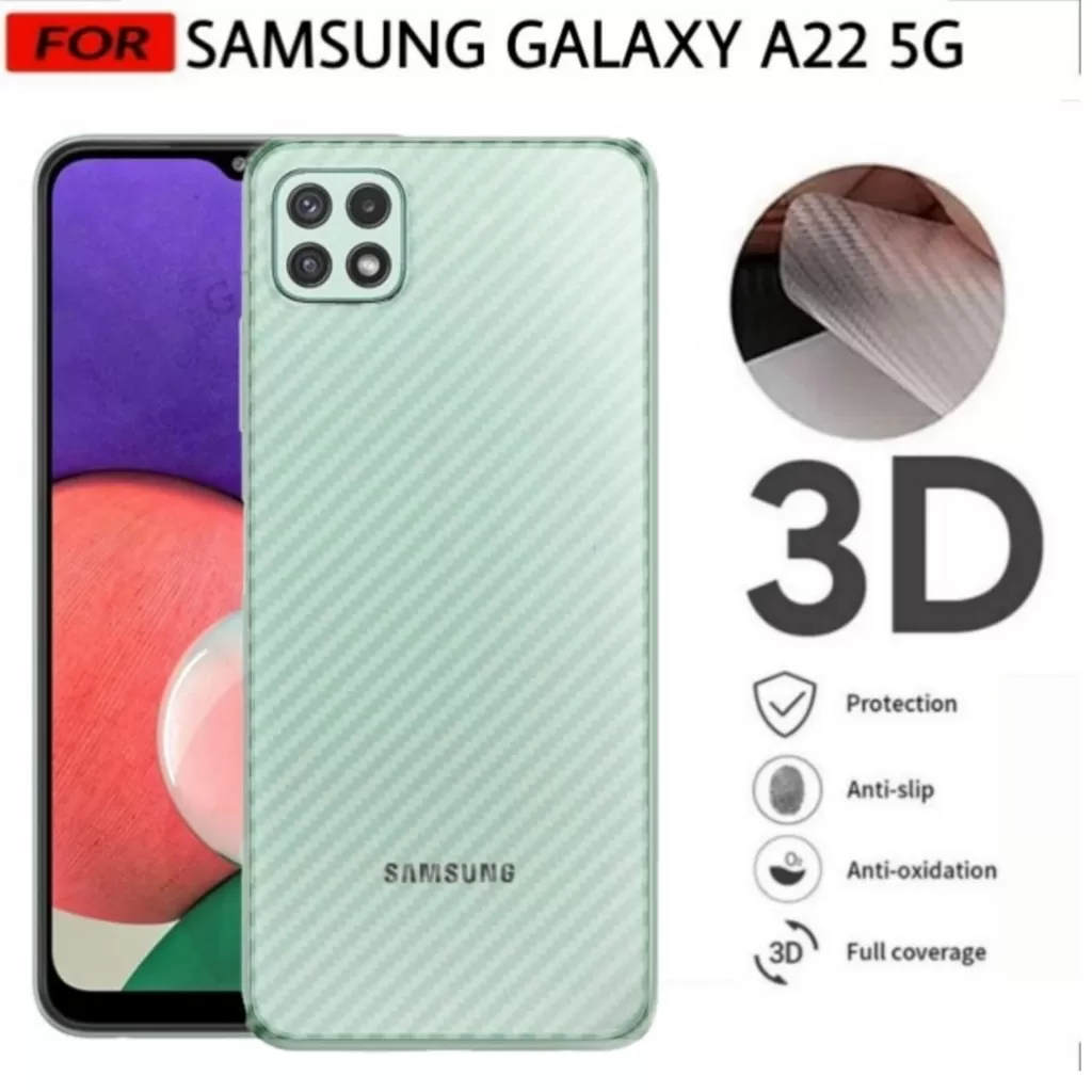 Clear Slim Transparent Carbon Fiber Film For Samsung Galaxy