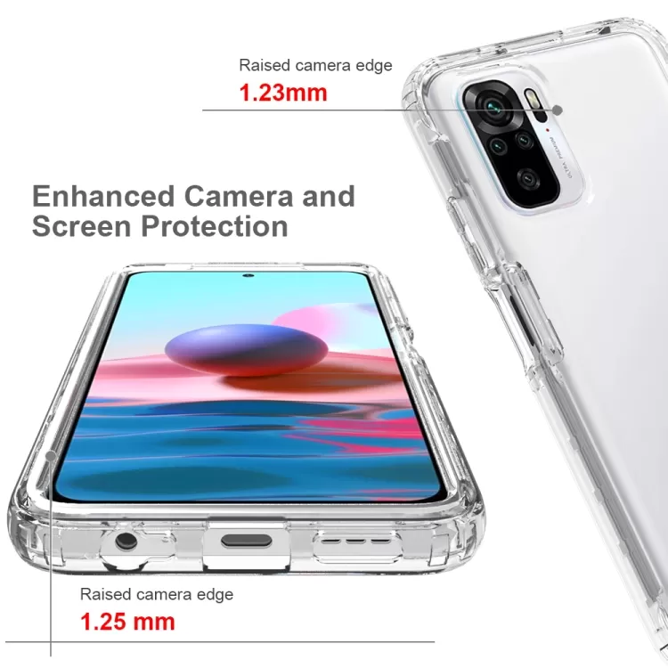 Clear Xiaomi Redmi 10 Shockproof Case - Transparent Shockpro - image 2