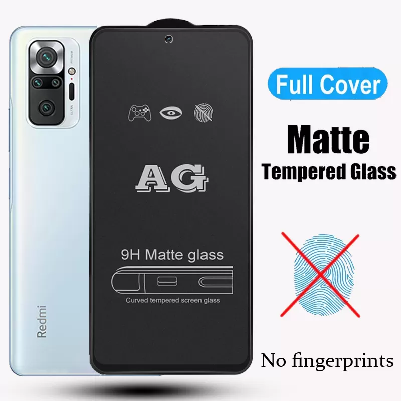 Full Glue Anti-Fingerprint Matte Tempered Glass for Xiaomi M - image 1