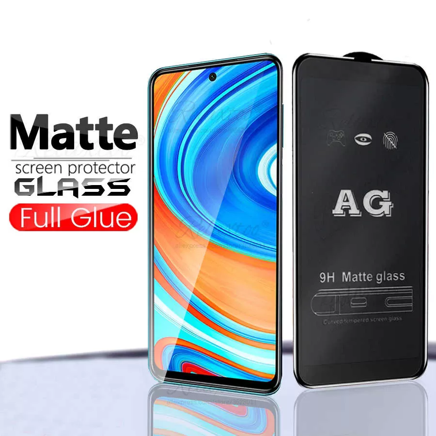 Full Glue Anti-Fingerprint Matte Tempered Glass for Xiaomi M - image 2