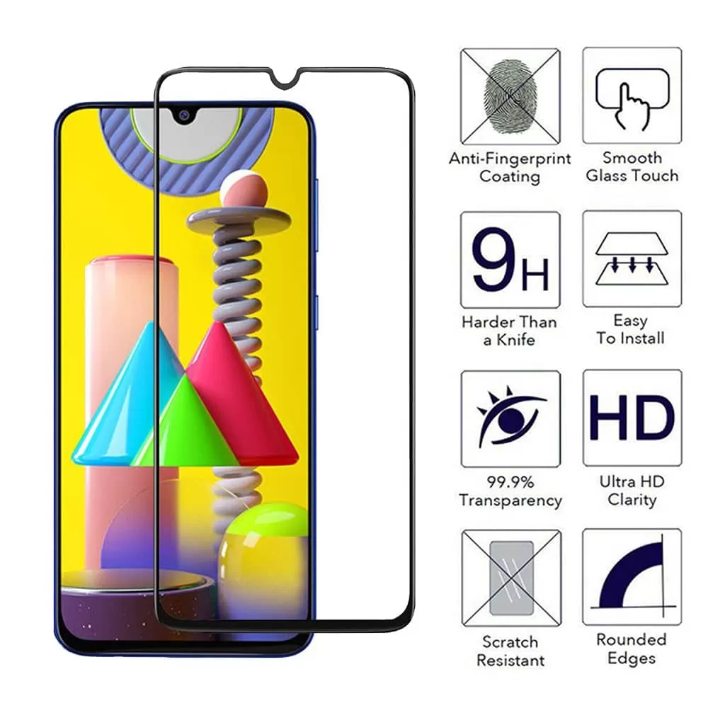 Galaxy A10 OriginaI 9H Full Glue Edge to Edge Full Screen An