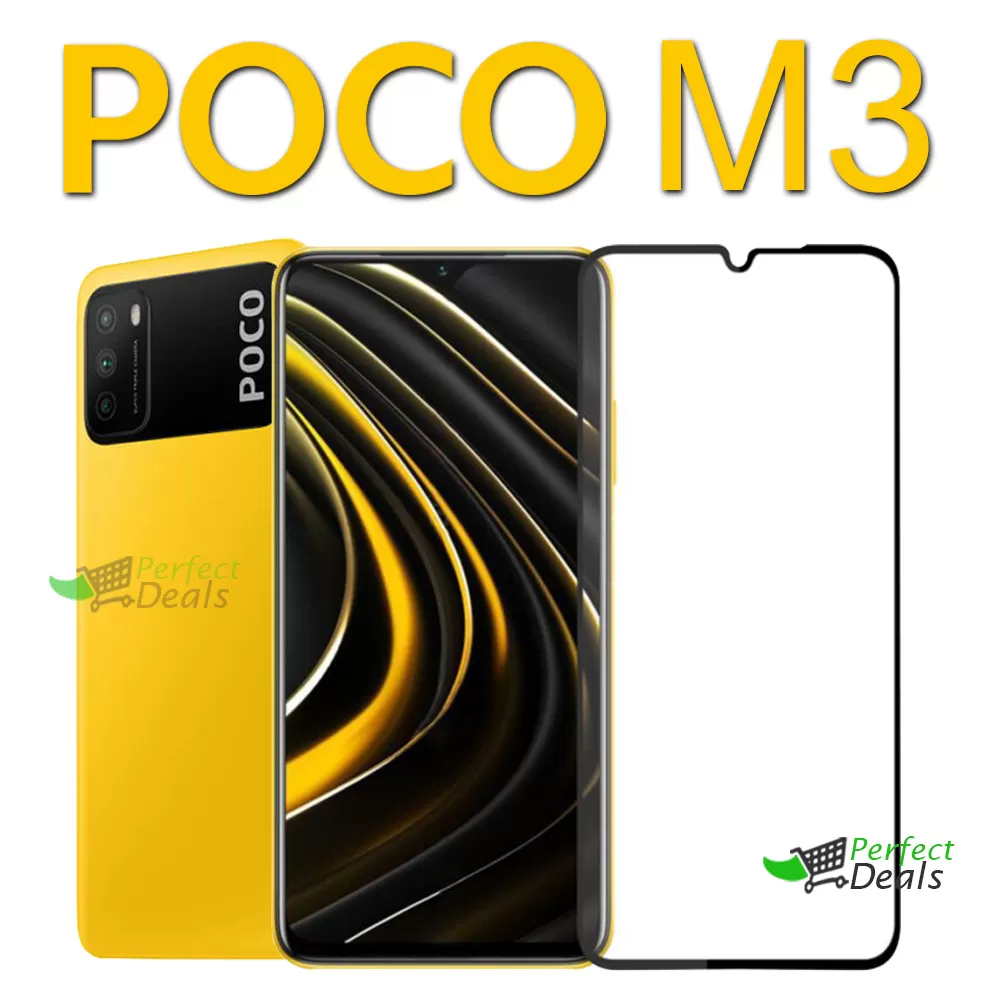 Genuine Poco M3 Branded High Quality Screen Protector Full G