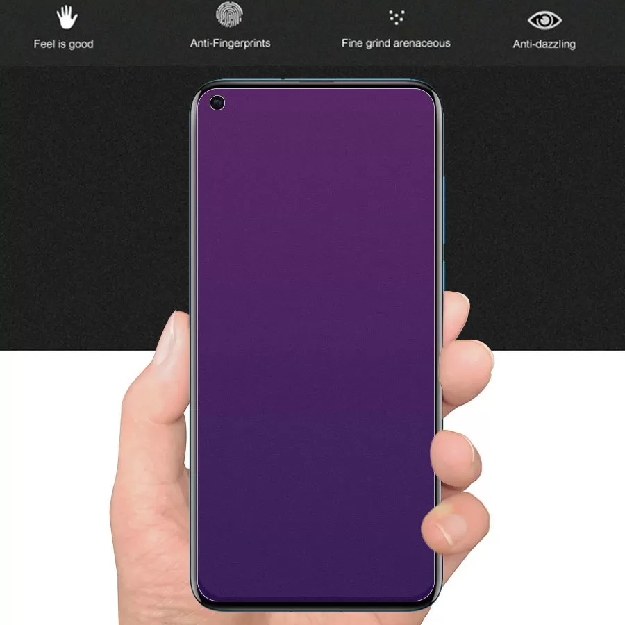 Huawei Nova 7i Anti-Blue Ray Light Matte Tempered Glass Blue