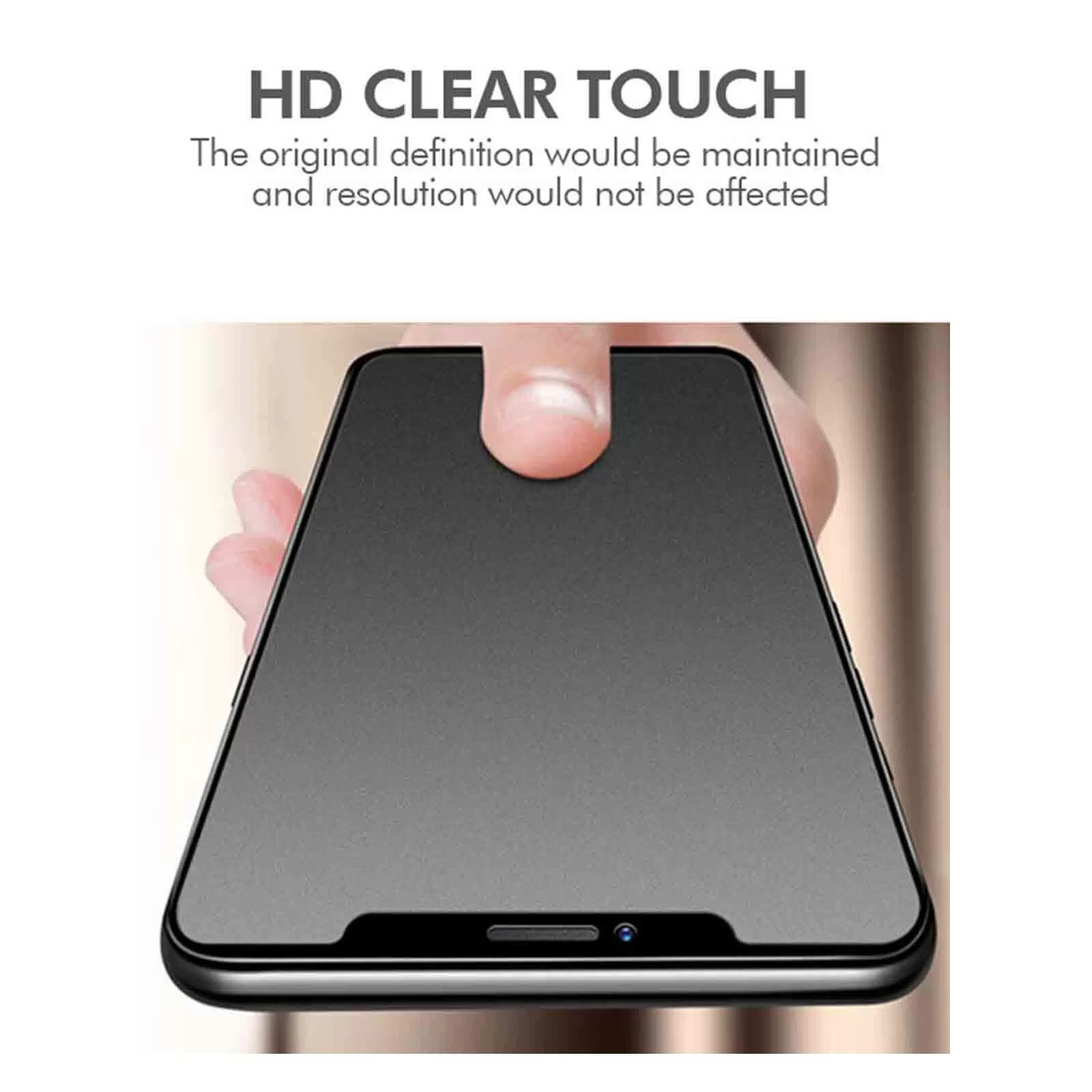iPhone 13 Pro Full Glue Anti-Fingerprint Matte Tempered Glas - image 2