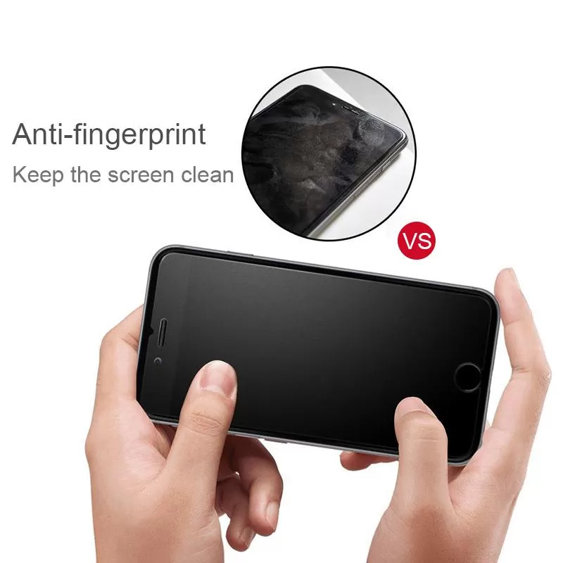 iPhone 13 Pro Full Glue Anti-Fingerprint Matte Tempered Glas - image 4
