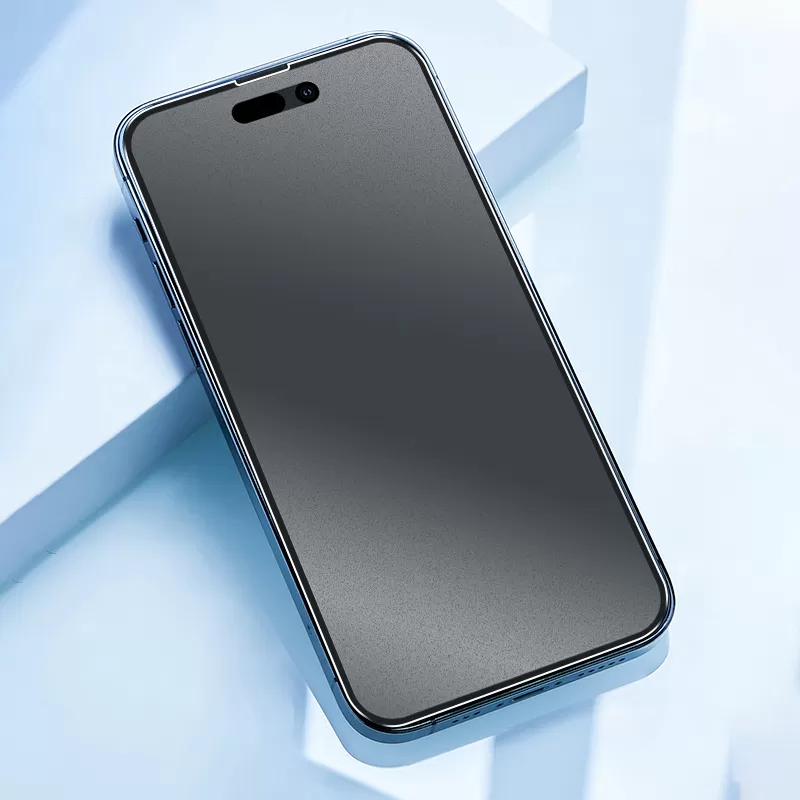 iPhone 14 Pro Full Glue Anti-Fingerprint Matte Tempered Glas